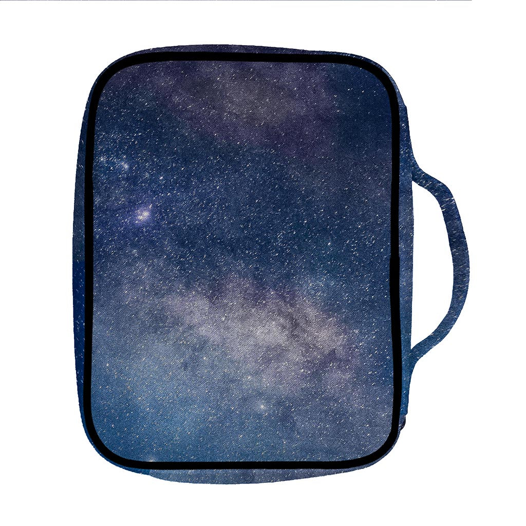 Dark Nebula Universe Galaxy Space Print Front Pocket Bible Bag