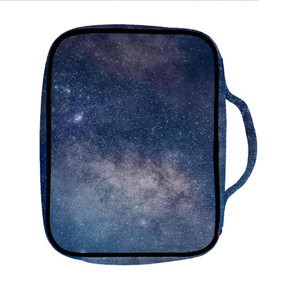 Dark Nebula Universe Galaxy Space Print Front Pocket Bible Bag