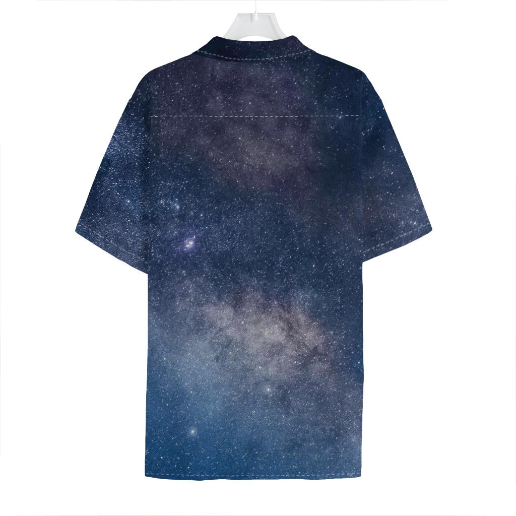Dark Nebula Universe Galaxy Space Print Hawaiian Shirt
