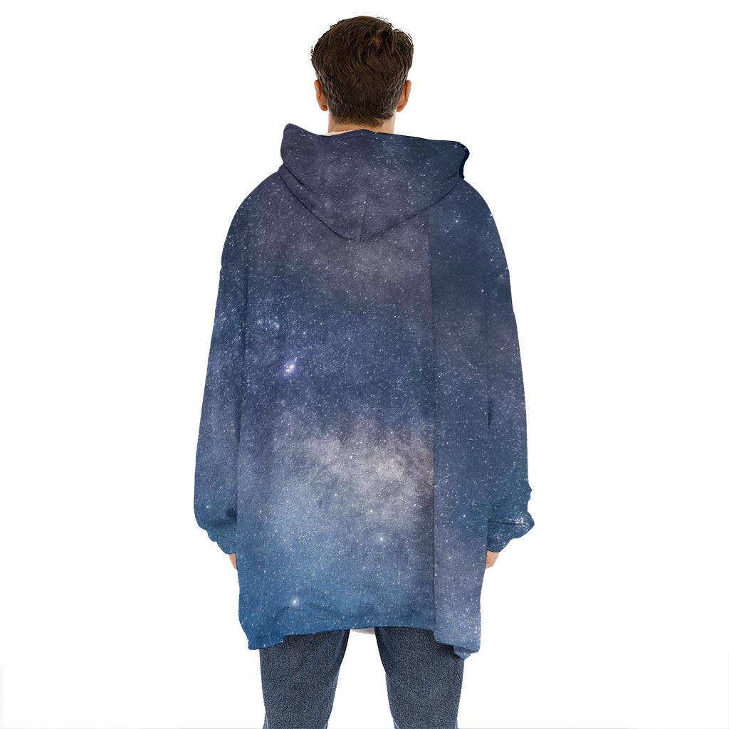 Dark Nebula Universe Galaxy Space Print Hoodie Blanket