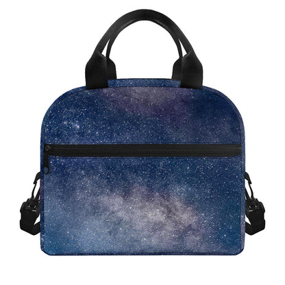 Dark Nebula Universe Galaxy Space Print Insulated Lunch Bag