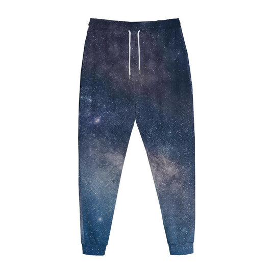 Dark Nebula Universe Galaxy Space Print Jogger Pants