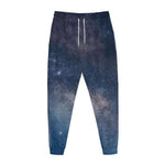Dark Nebula Universe Galaxy Space Print Jogger Pants
