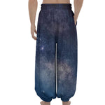 Dark Nebula Universe Galaxy Space Print Lantern Pants