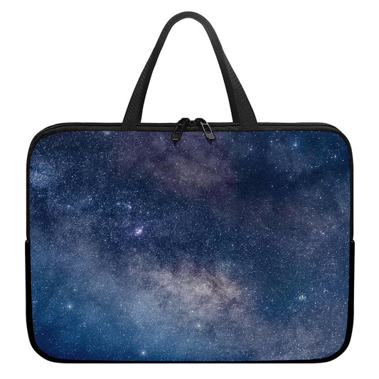Dark Nebula Universe Galaxy Space Print Laptop Sleeve With Handle