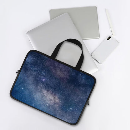 Dark Nebula Universe Galaxy Space Print Laptop Sleeve With Handle
