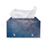 Dark Nebula Universe Galaxy Space Print Leather Tissue Box Cover