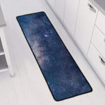Dark Nebula Universe Galaxy Space Print Long Kitchen Mat