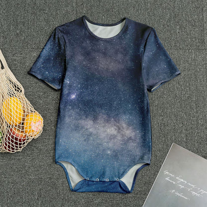 Dark Nebula Universe Galaxy Space Print Men's Bodysuit