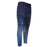 Dark Nebula Universe Galaxy Space Print Men's Compression Pants