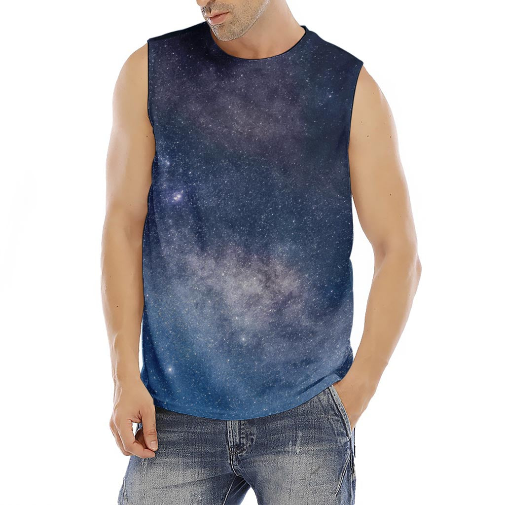 Dark Nebula Universe Galaxy Space Print Men's Fitness Tank Top