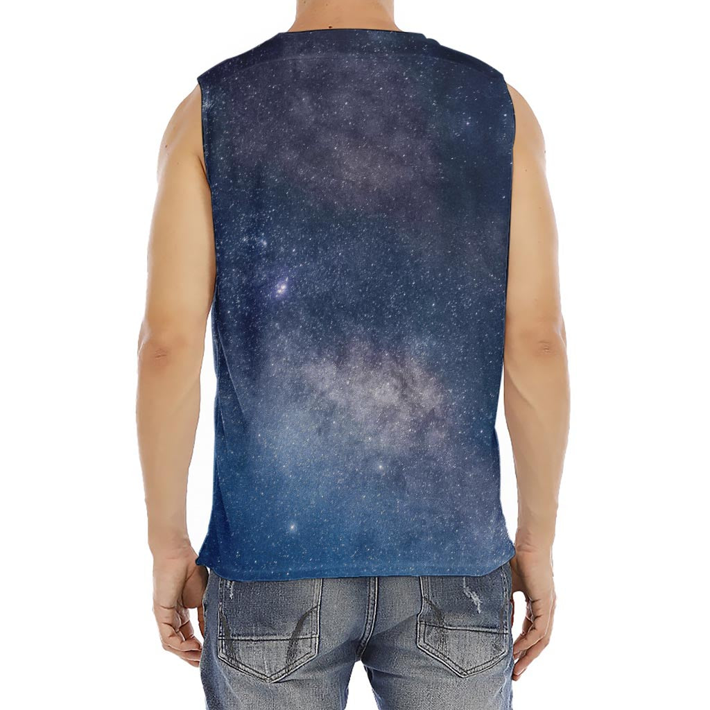 Dark Nebula Universe Galaxy Space Print Men's Fitness Tank Top