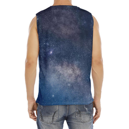 Dark Nebula Universe Galaxy Space Print Men's Fitness Tank Top