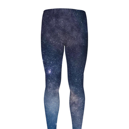 Dark Nebula Universe Galaxy Space Print Men's leggings