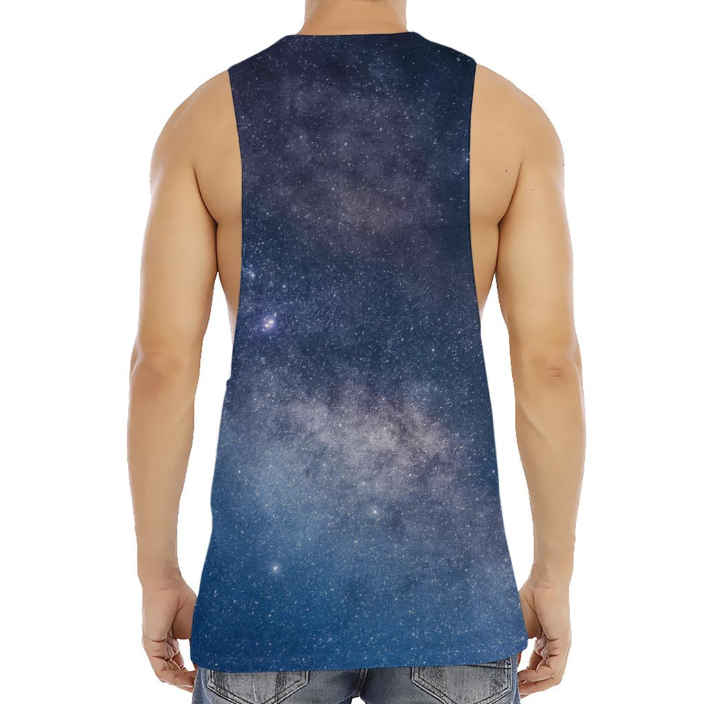 Dark Nebula Universe Galaxy Space Print Men's Muscle Tank Top