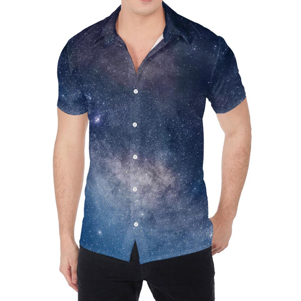 Dark Nebula Universe Galaxy Space Print Men's Shirt