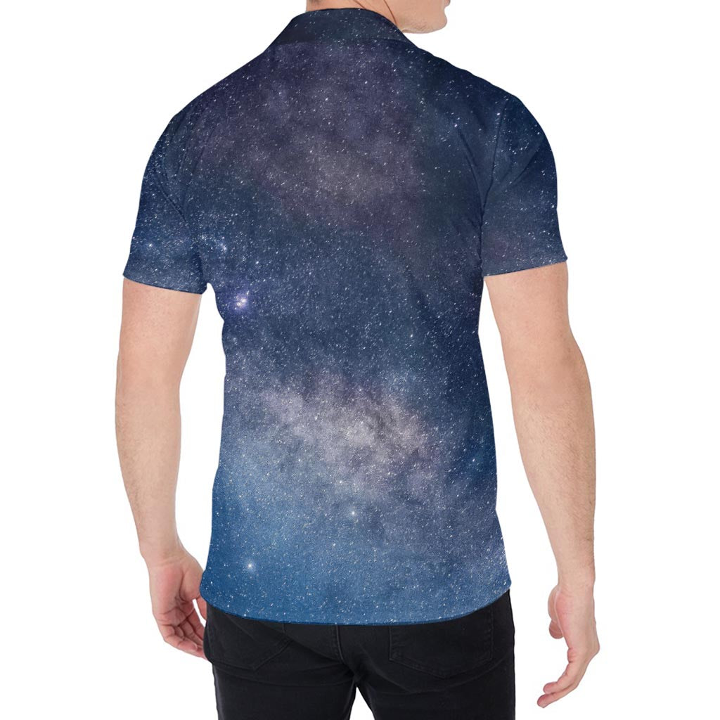Dark Nebula Universe Galaxy Space Print Men's Shirt