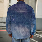 Dark Nebula Universe Galaxy Space Print Men's Shirt Jacket