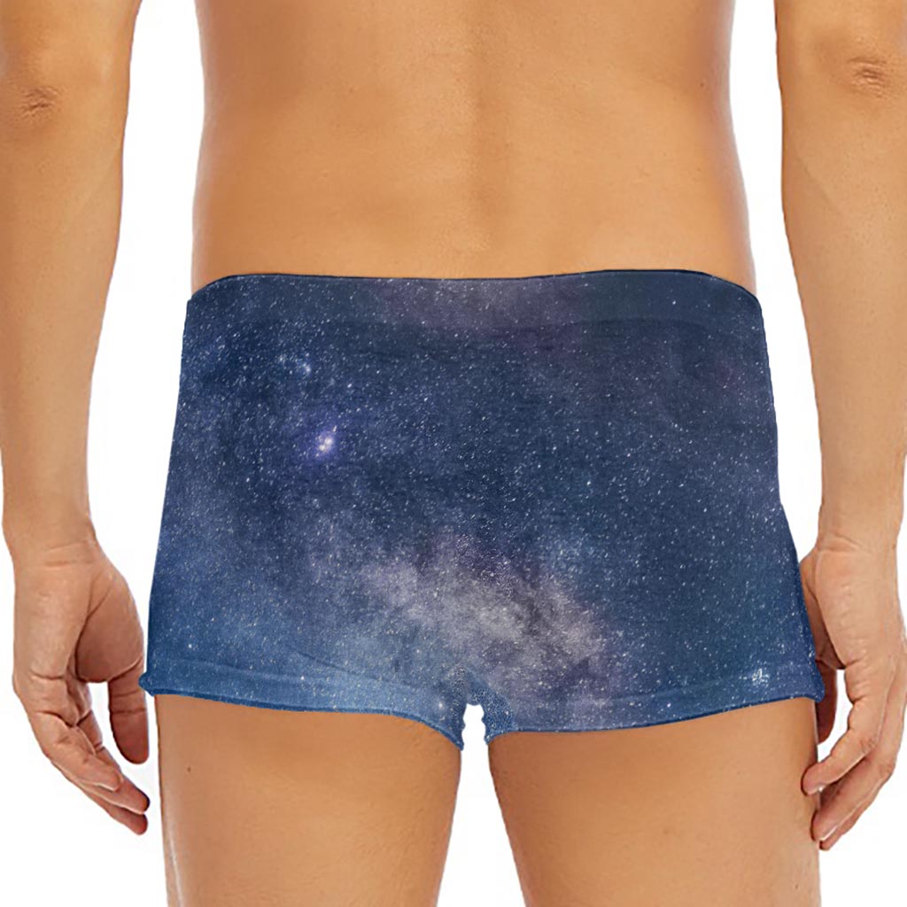 Dark Nebula Universe Galaxy Space Print Men's Short Boxer Briefs