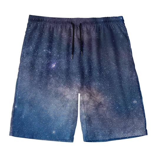 Dark Nebula Universe Galaxy Space Print Men's Swim Trunks