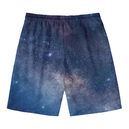 Dark Nebula Universe Galaxy Space Print Men's Swim Trunks