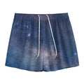 Dark Nebula Universe Galaxy Space Print Mesh Shorts