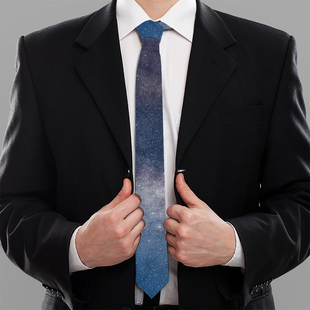Dark Nebula Universe Galaxy Space Print Necktie