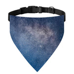 Dark Nebula Universe Galaxy Space Print Over The Collar Dog Bandana