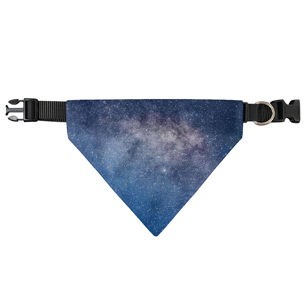 Dark Nebula Universe Galaxy Space Print Over The Collar Dog Bandana