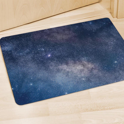 Dark Nebula Universe Galaxy Space Print Polyester Doormat