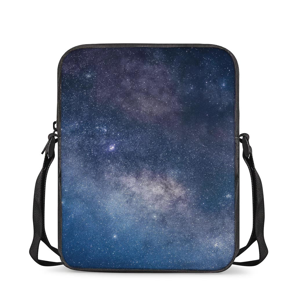 Dark Nebula Universe Galaxy Space Print Rectangular Crossbody Bag