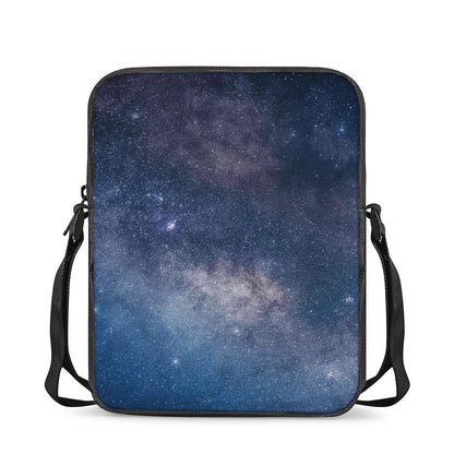 Dark Nebula Universe Galaxy Space Print Rectangular Crossbody Bag