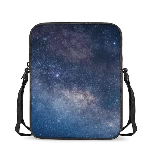 Dark Nebula Universe Galaxy Space Print Rectangular Crossbody Bag