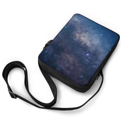 Dark Nebula Universe Galaxy Space Print Rectangular Crossbody Bag
