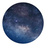 Dark Nebula Universe Galaxy Space Print Round Blanket