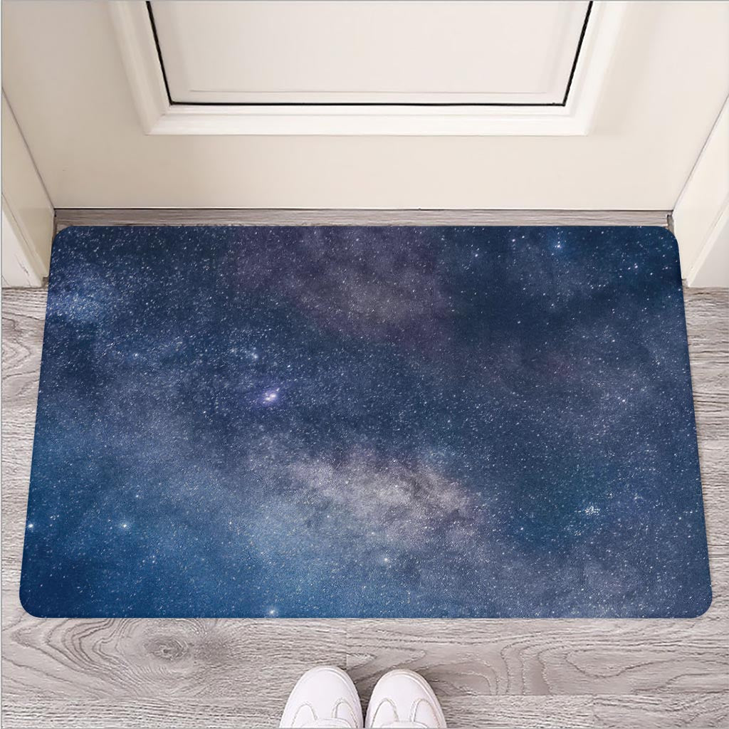 Dark Nebula Universe Galaxy Space Print Rubber Doormat