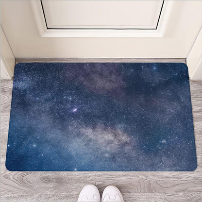 Dark Nebula Universe Galaxy Space Print Rubber Doormat