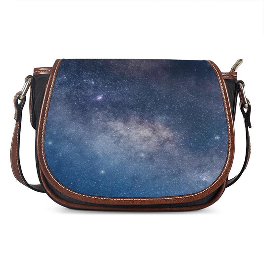 Dark Nebula Universe Galaxy Space Print Saddle Bag