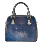 Dark Nebula Universe Galaxy Space Print Shoulder Handbag