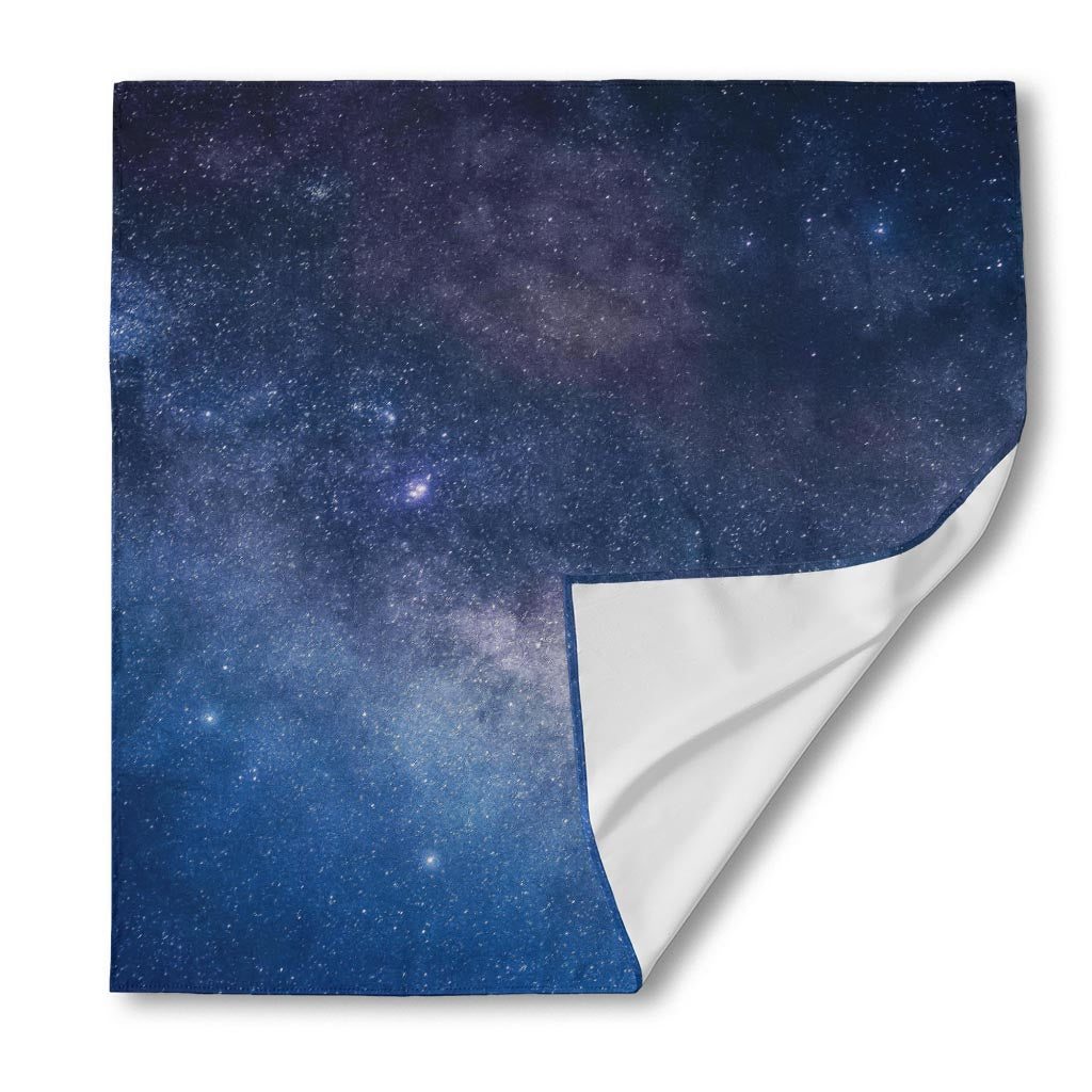 Dark Nebula Universe Galaxy Space Print Silk Bandana