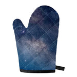 Dark Nebula Universe Galaxy Space Print Single Oven Mitt