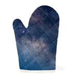 Dark Nebula Universe Galaxy Space Print Single Oven Mitt