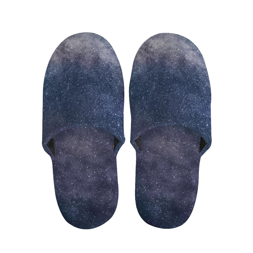 Dark Nebula Universe Galaxy Space Print Slippers