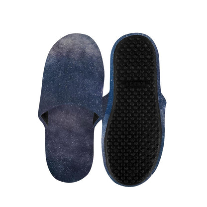 Dark Nebula Universe Galaxy Space Print Slippers