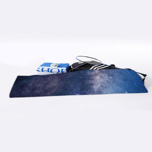 Dark Nebula Universe Galaxy Space Print Sports Towel