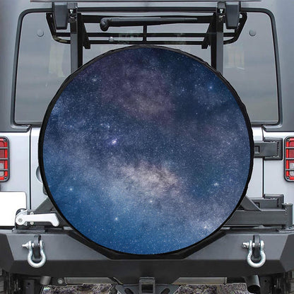 Dark Nebula Universe Galaxy Space Print Tire Cover