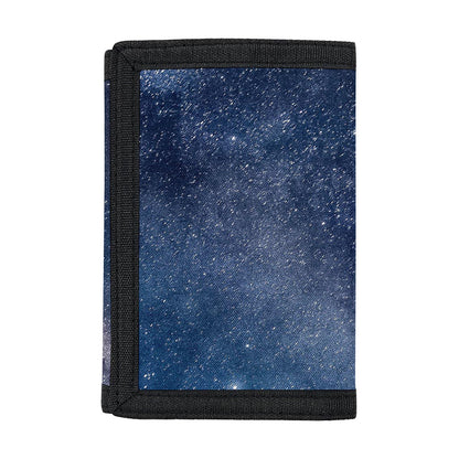 Dark Nebula Universe Galaxy Space Print Trifold Wallet