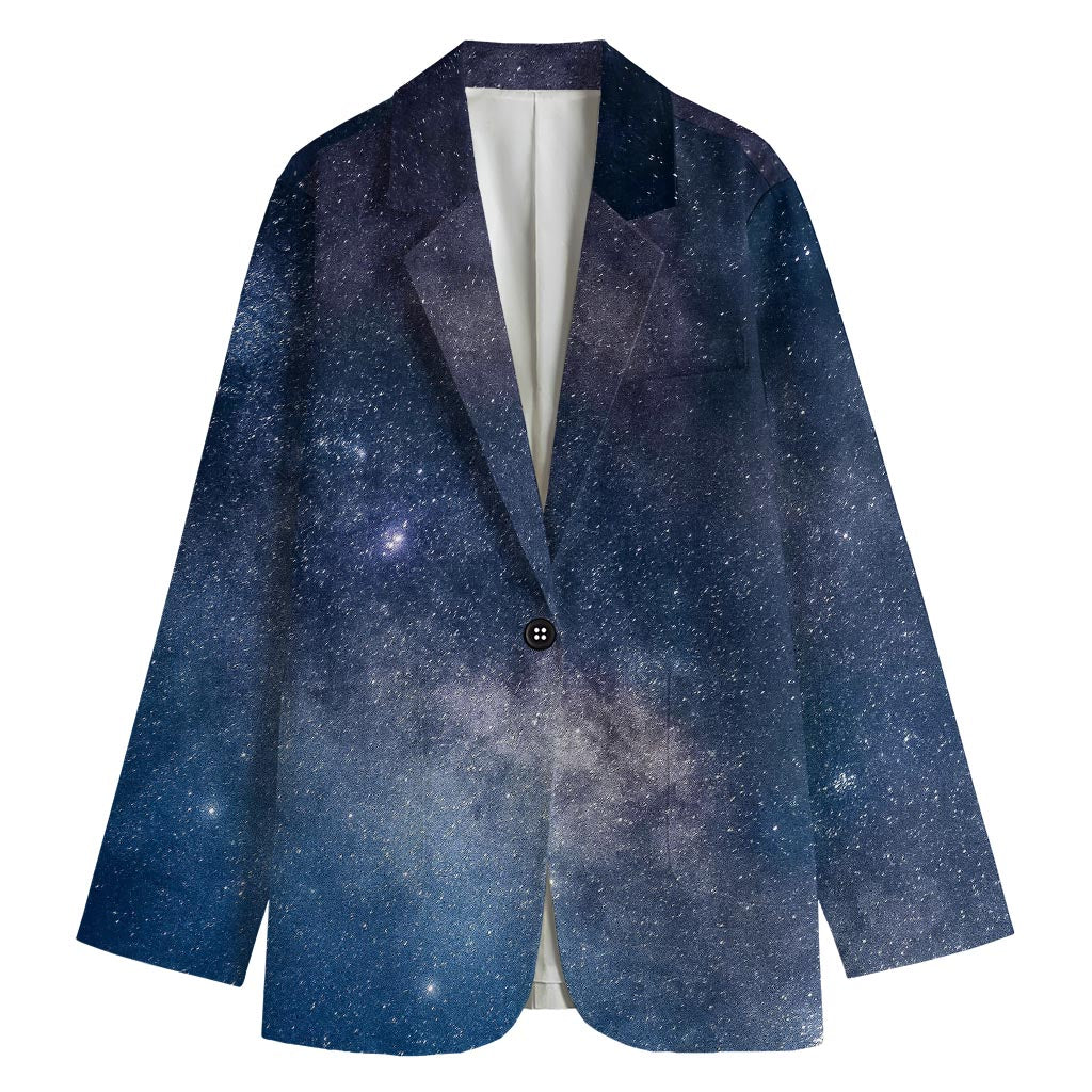 Dark Nebula Universe Galaxy Space Print Women's Blazer