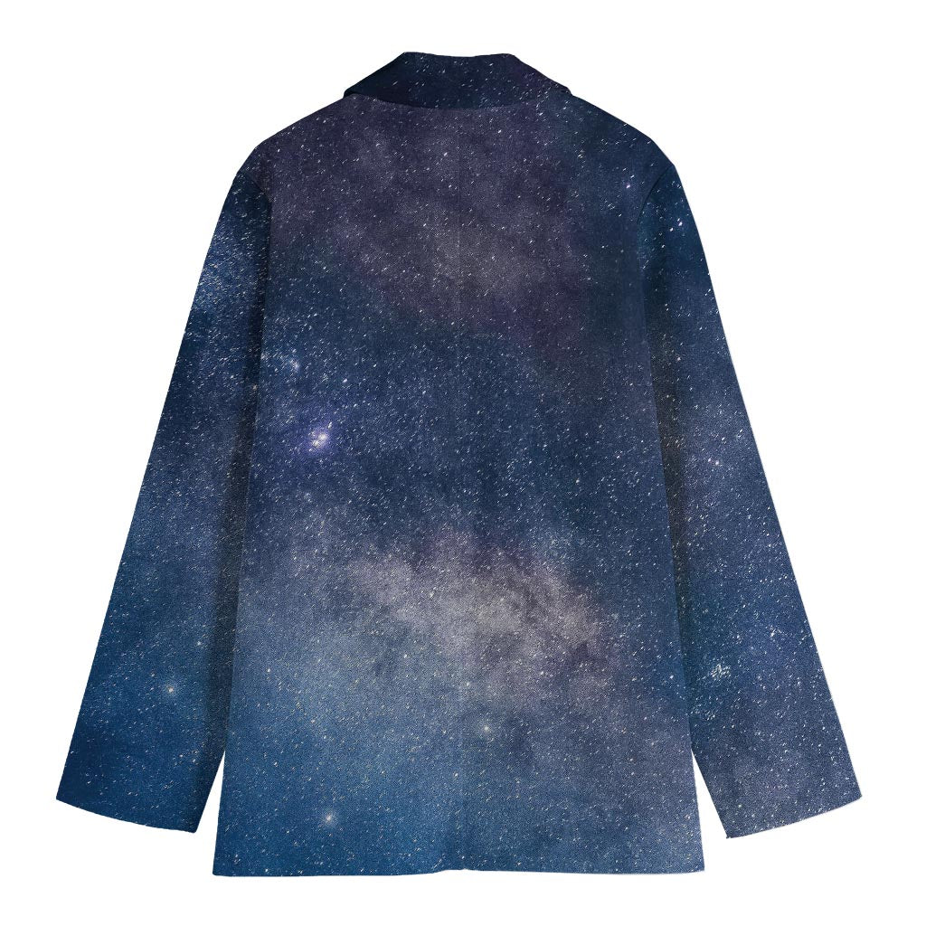 Dark Nebula Universe Galaxy Space Print Women's Blazer