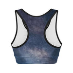 Dark Nebula Universe Galaxy Space Print Women's Sports Bra